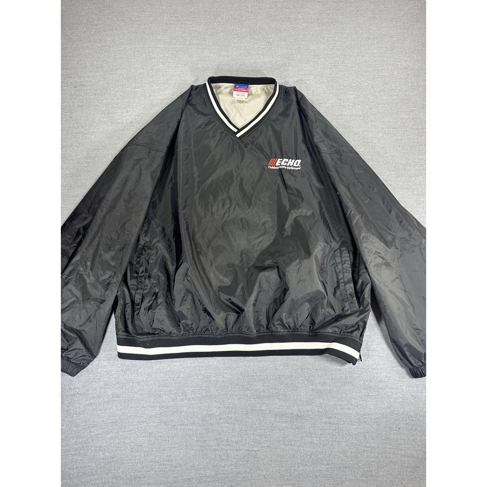 Vintage Champion ECHO Outdoor Power Equipment Windbreaker Pullover Mens XXL